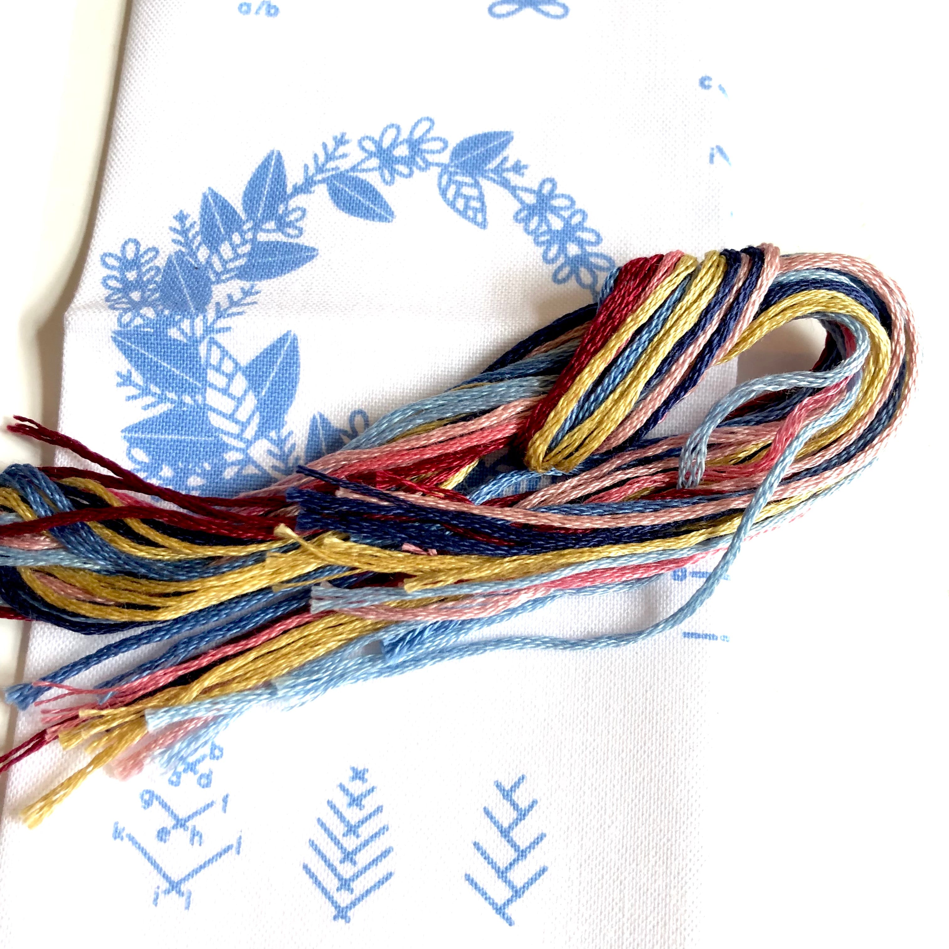 Kiriki Press Embroidery Stitch Sampler - Winter Wreath