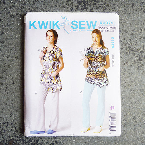 kwik sew scrubs sewing pattern