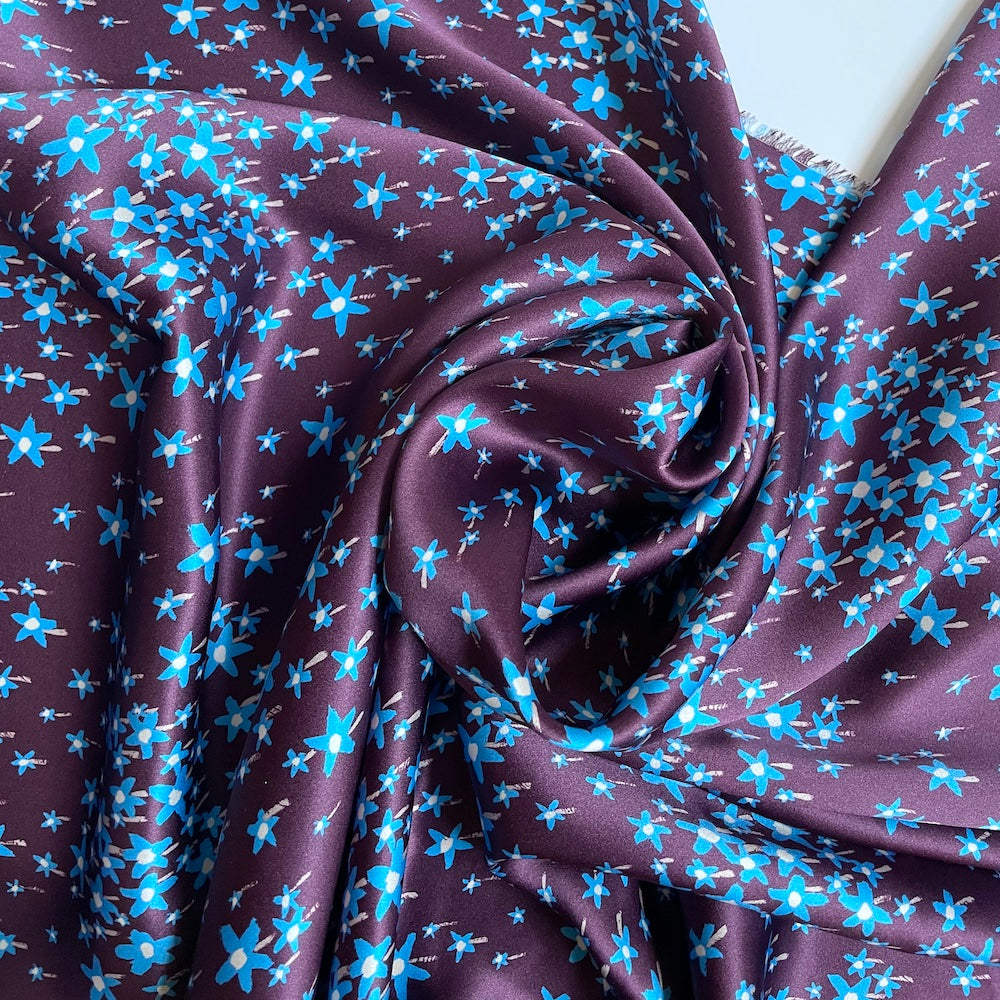 Liberty of London Belgravia Silk Satin - Starry Night C