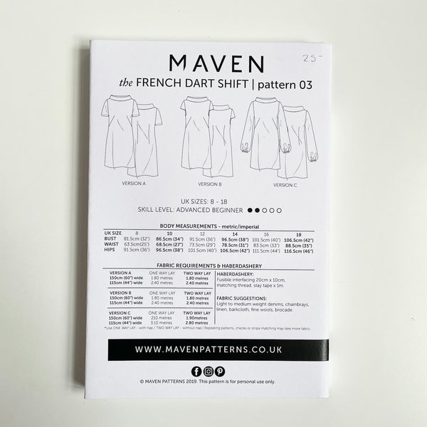 Maven Patterns : The French Dart Shift