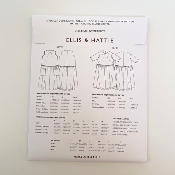 Merchant & Mills Pattern : Ellis & Hattie Dress