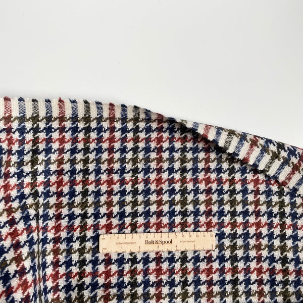 Merchant & Mills Fabric : Italian Wool Houndstooth - Gun Crest