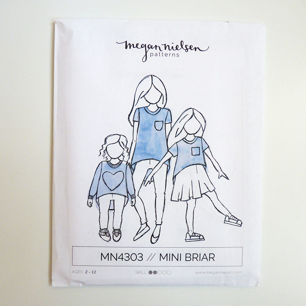 Megan Nielsen Patterns : Mini Briar Sweater & Tee
