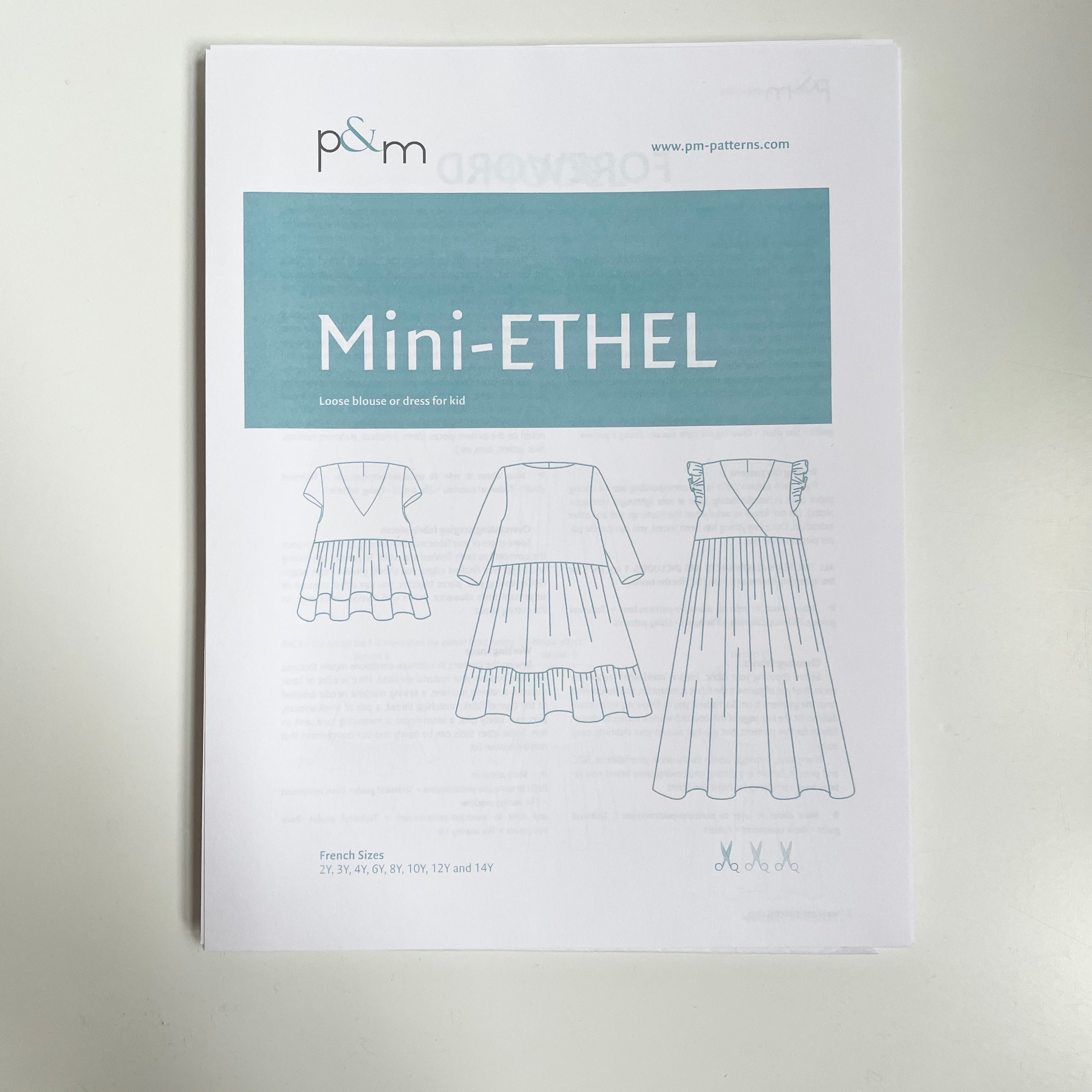 Papillon & Mandarine Patterns : Mini Ethel