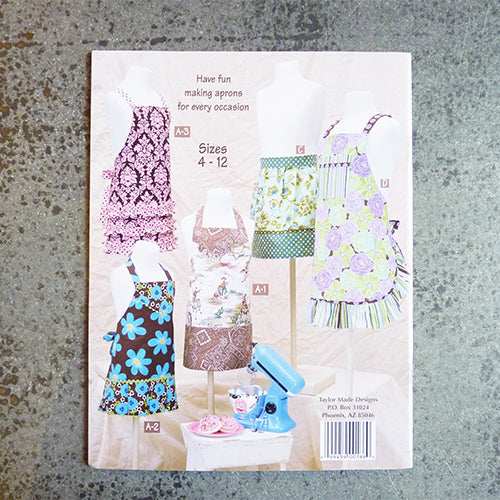 little retro aprons for kids book taylor made