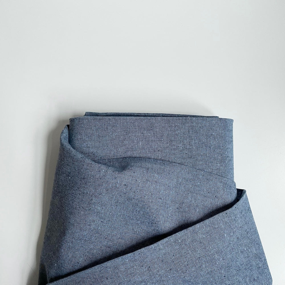 Robert Kaufman : Essex Chambray Linen - Nautical