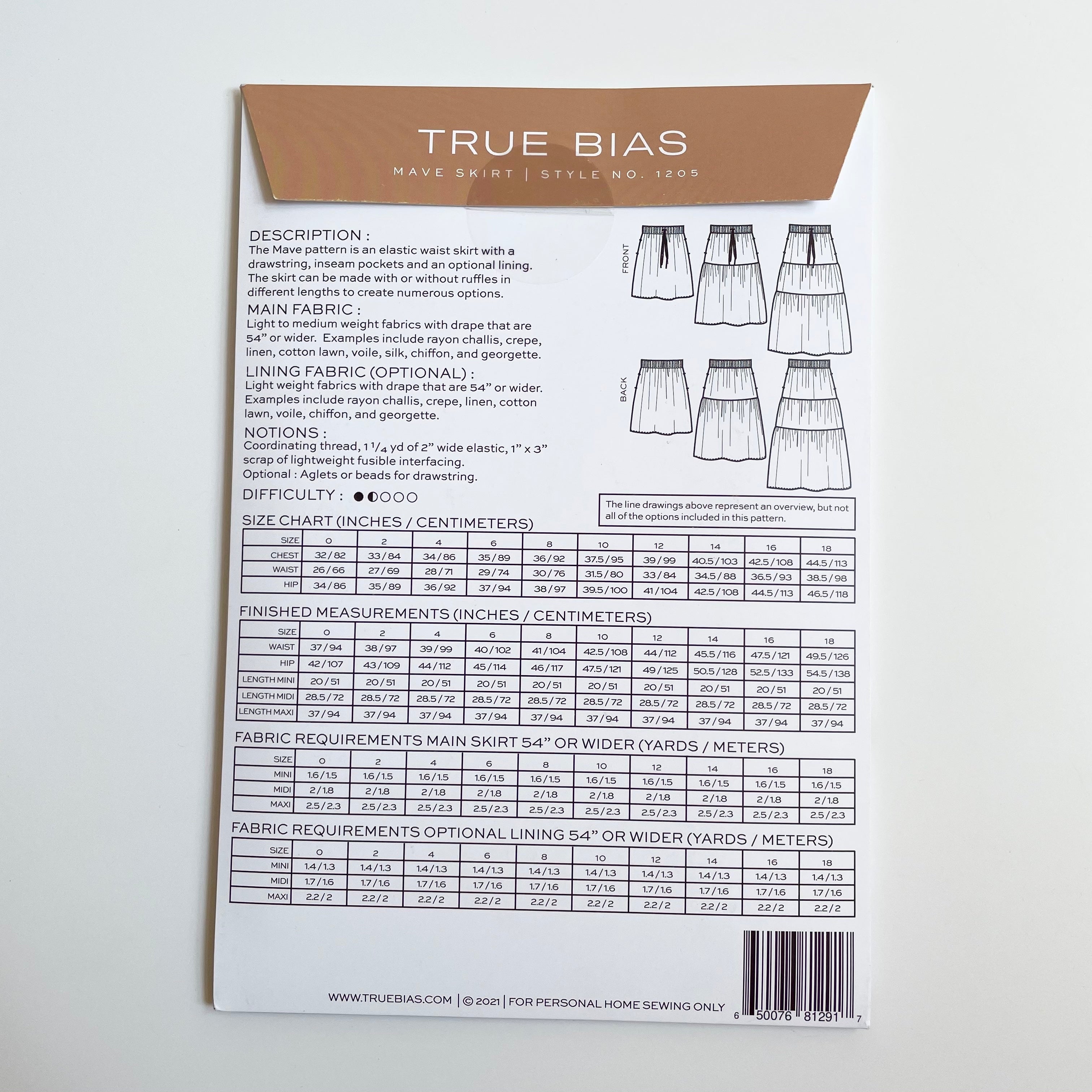 True Bias : Mave Skirt