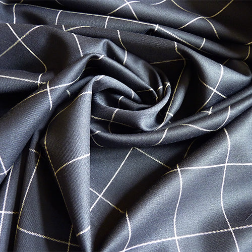 super 110s navy wool suiting