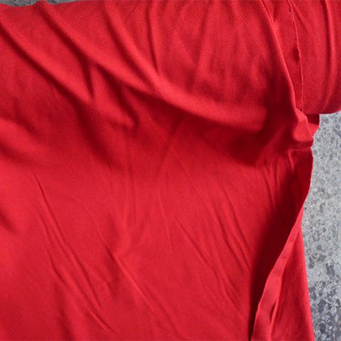 Viscose Jersey knit fabric - red