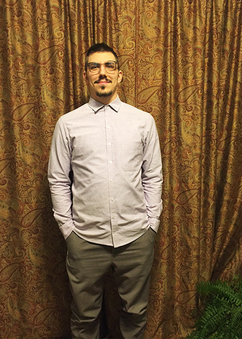 Thread Theory Fairfield Shirt in a Lovely Lavender