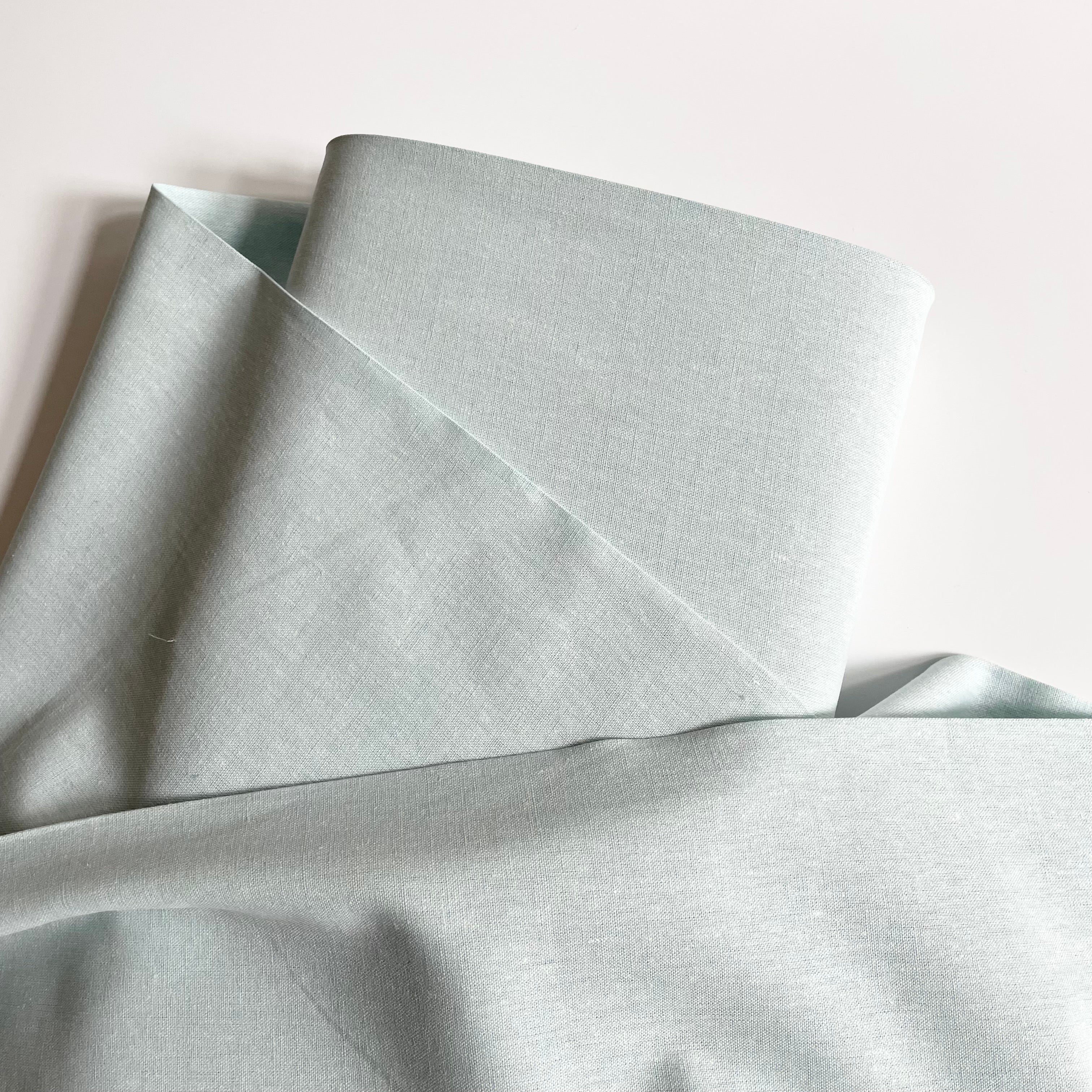 Robert Kaufman : Essex Linen / Cotton - Aqua