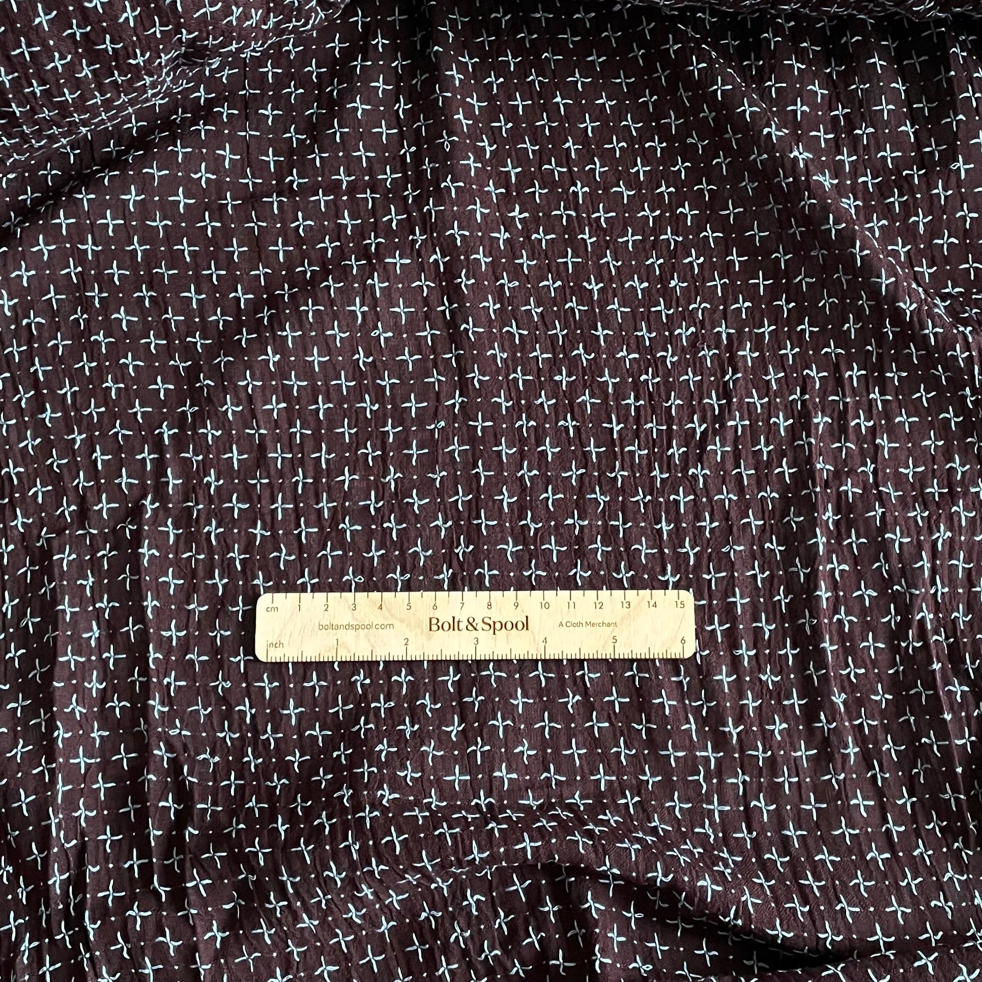 Merchant & Mills Indian Cotton - Cool Browns Cross Stitch