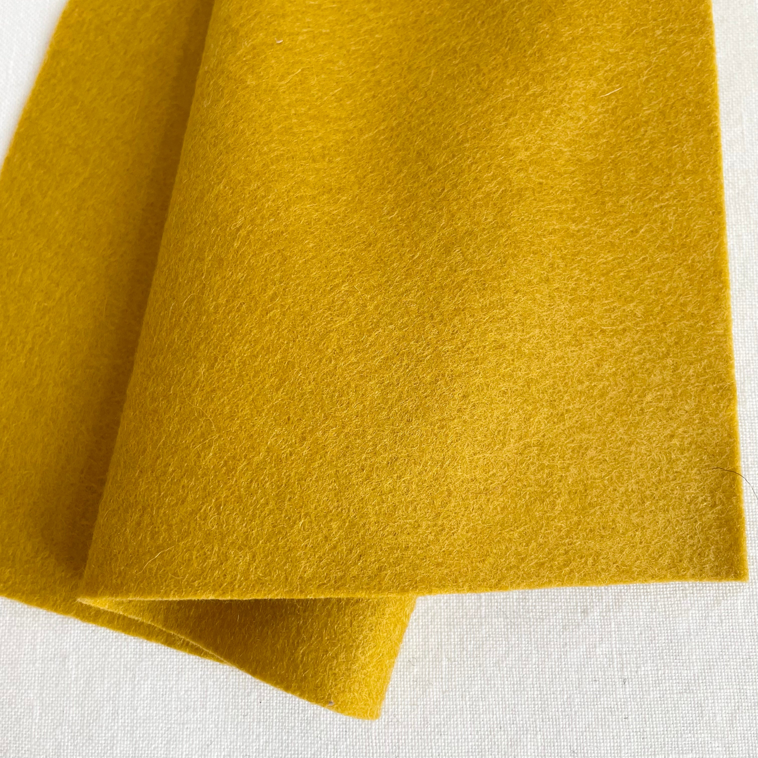 barefoot Wool Felt mustard