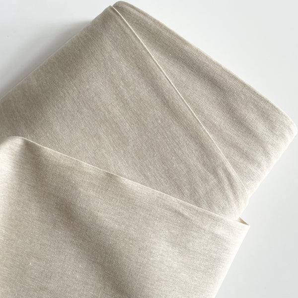 Robert Kaufman : Essex Linen / Cotton - Oyster