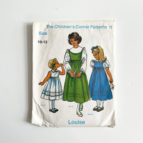 Children's Corner Patterns : Louise sizes 10 - 12 (original)