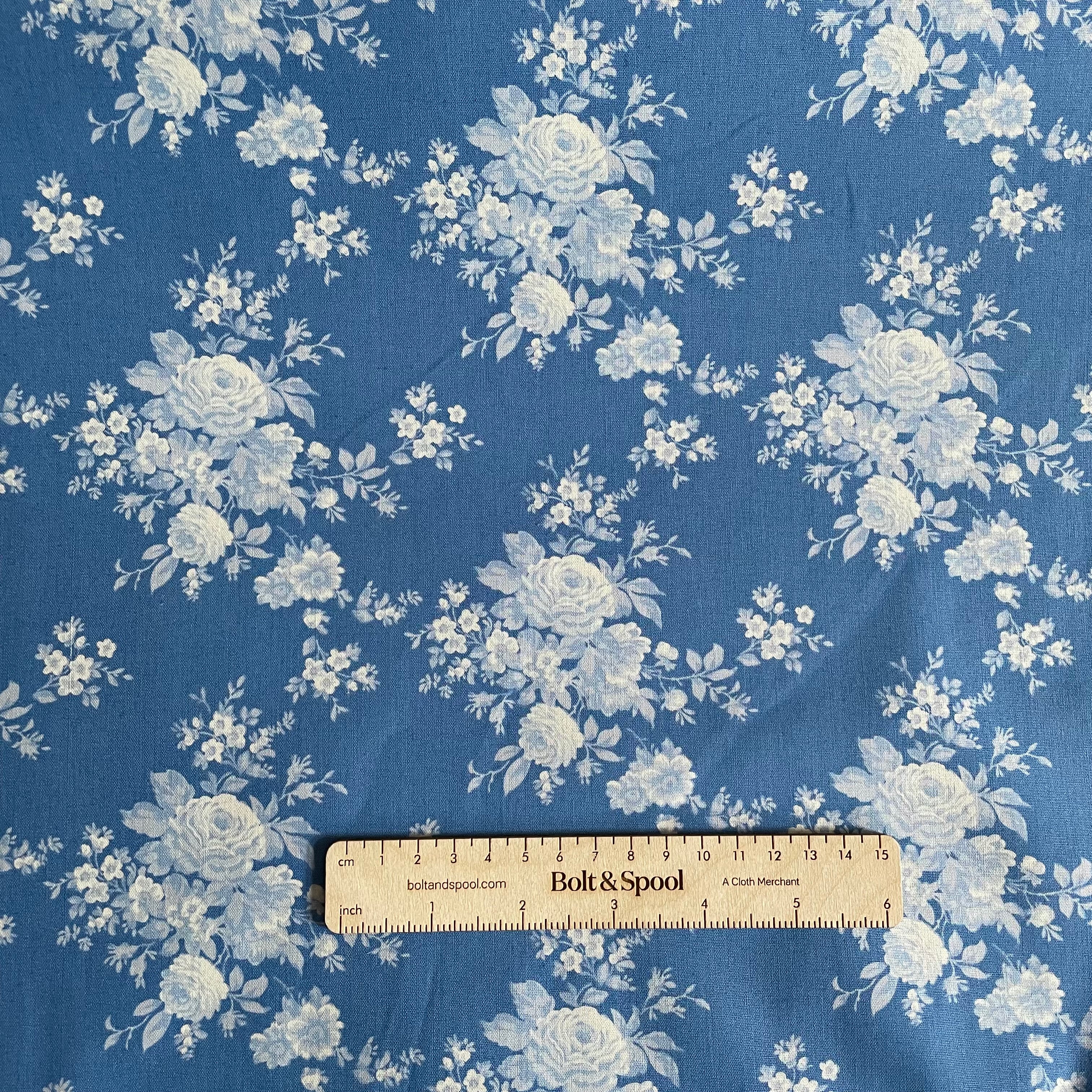 Tilda Fabrics : Something Blue - Carol Cornflower