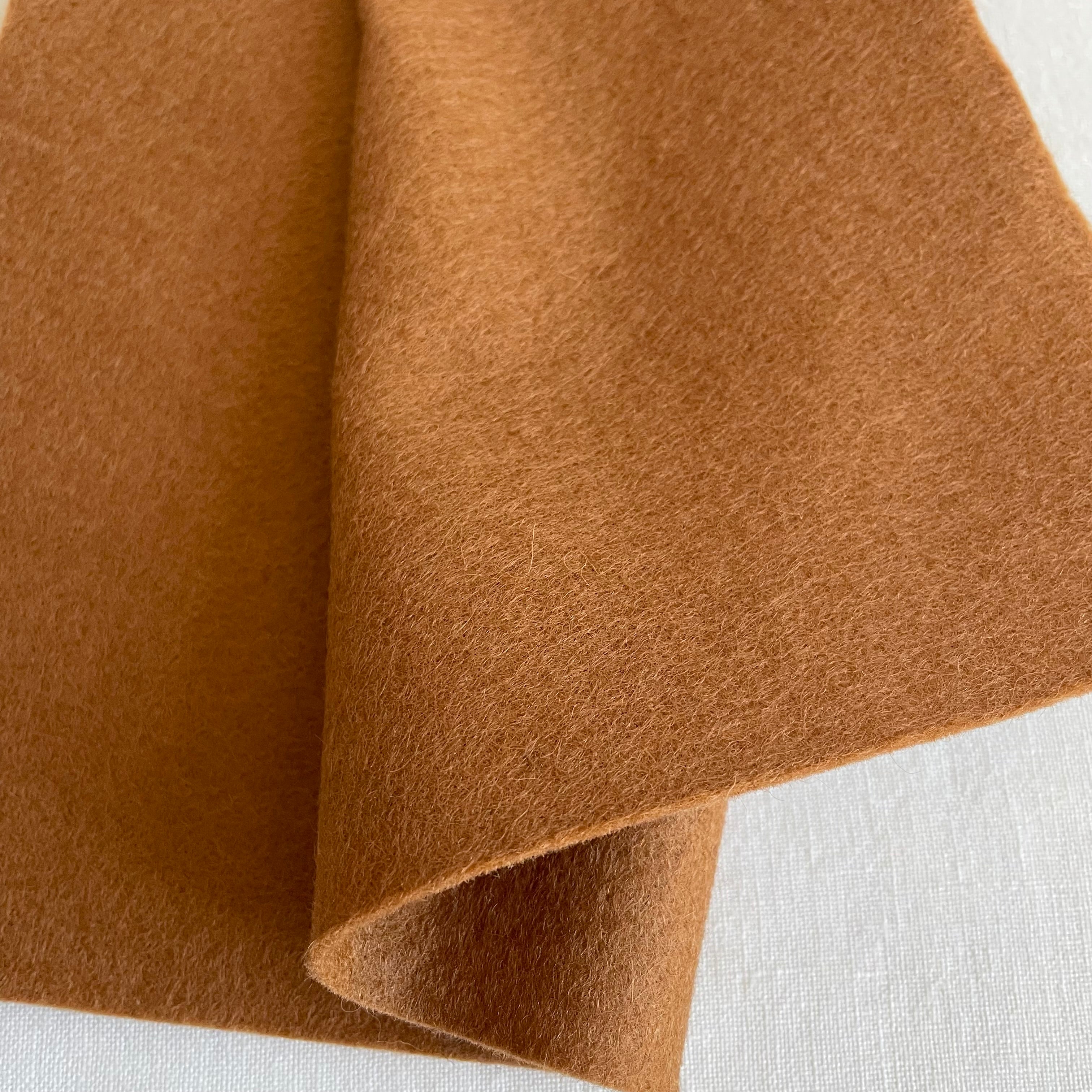 barefoot Wool Felt  caramel