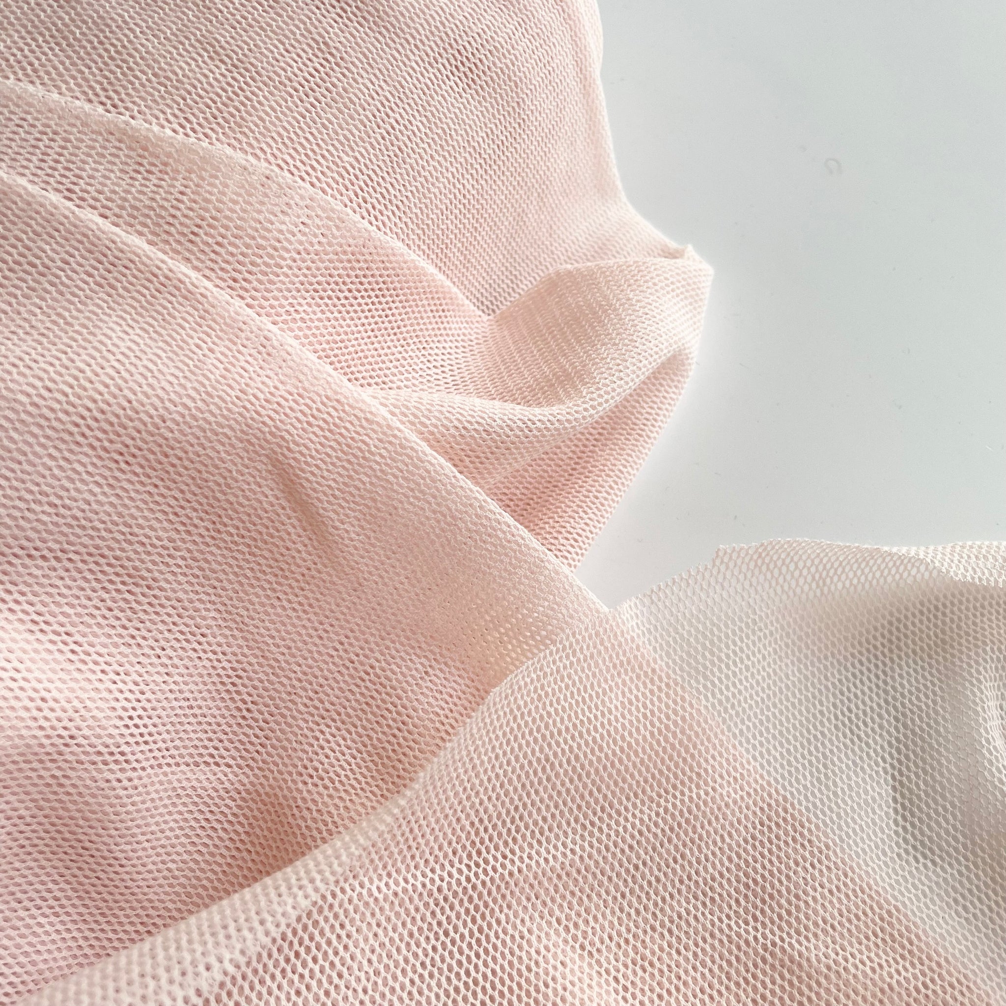 Organic Cotton Soft Tulle - Peach Blush