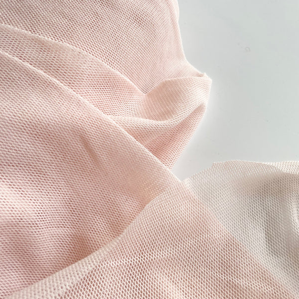 Organic Cotton Soft Tulle - Peach Blush