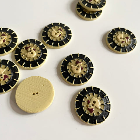 Plastic Two-Hole Chicken Button