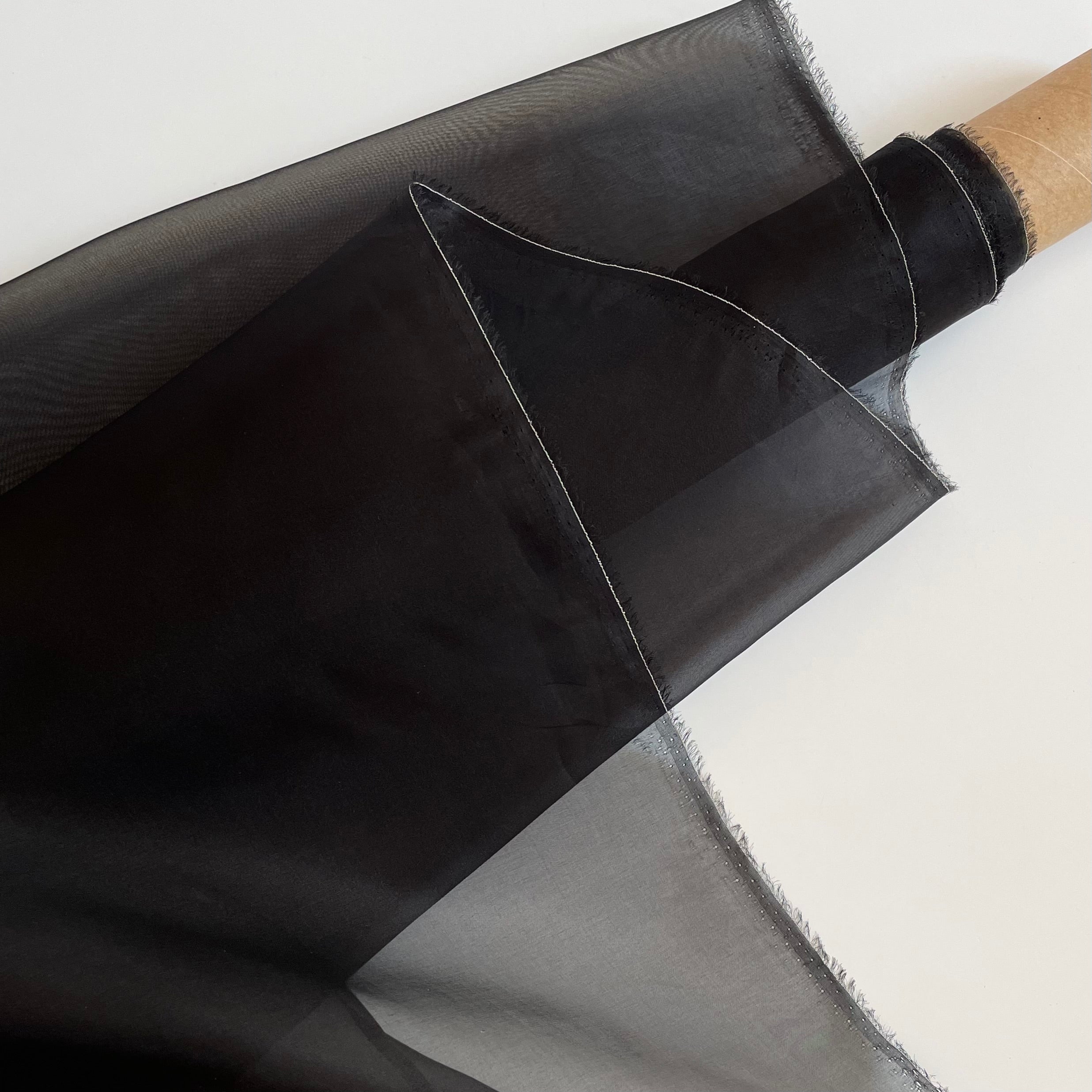 Silk Organza - Black