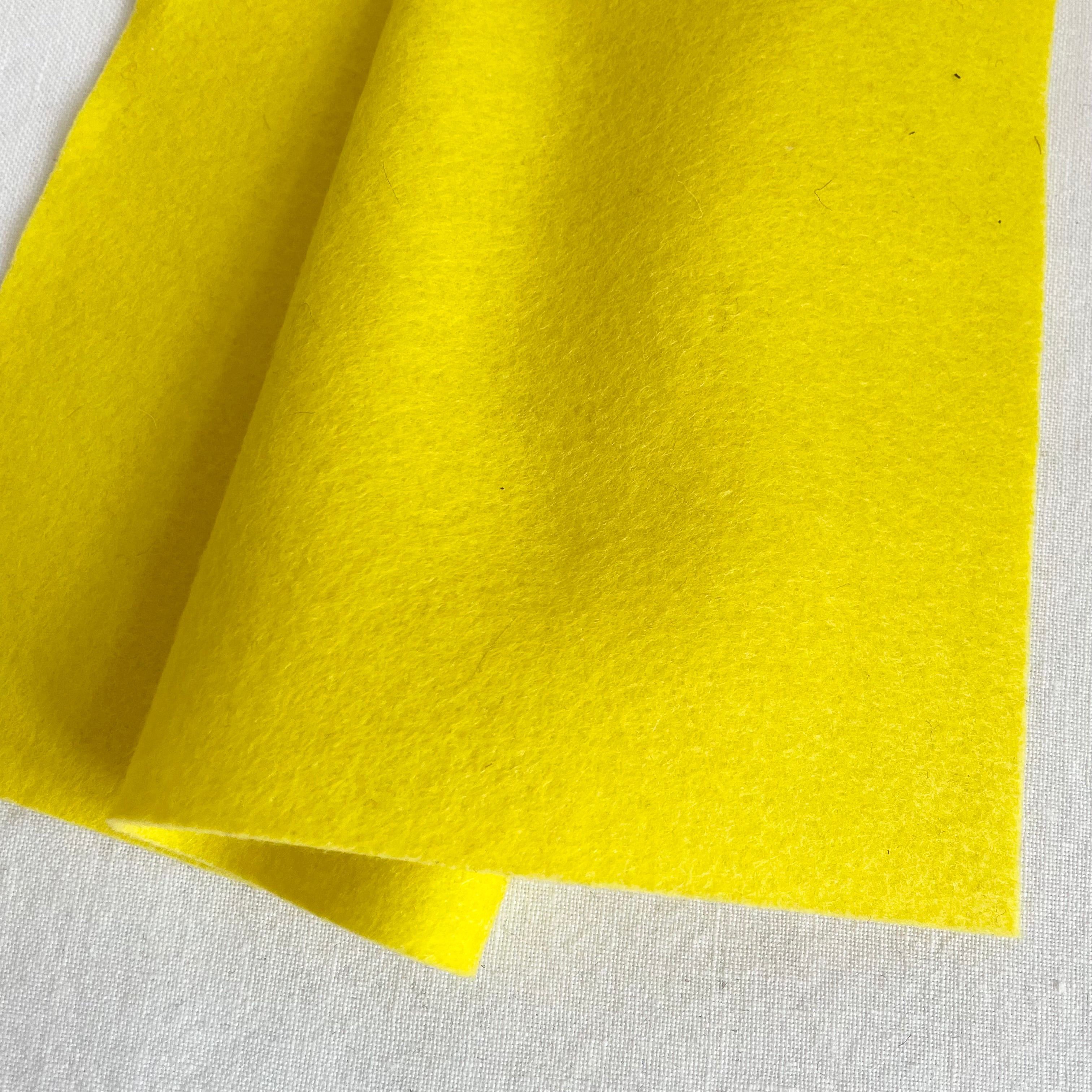 barefoot Wool Felt lightning yellow