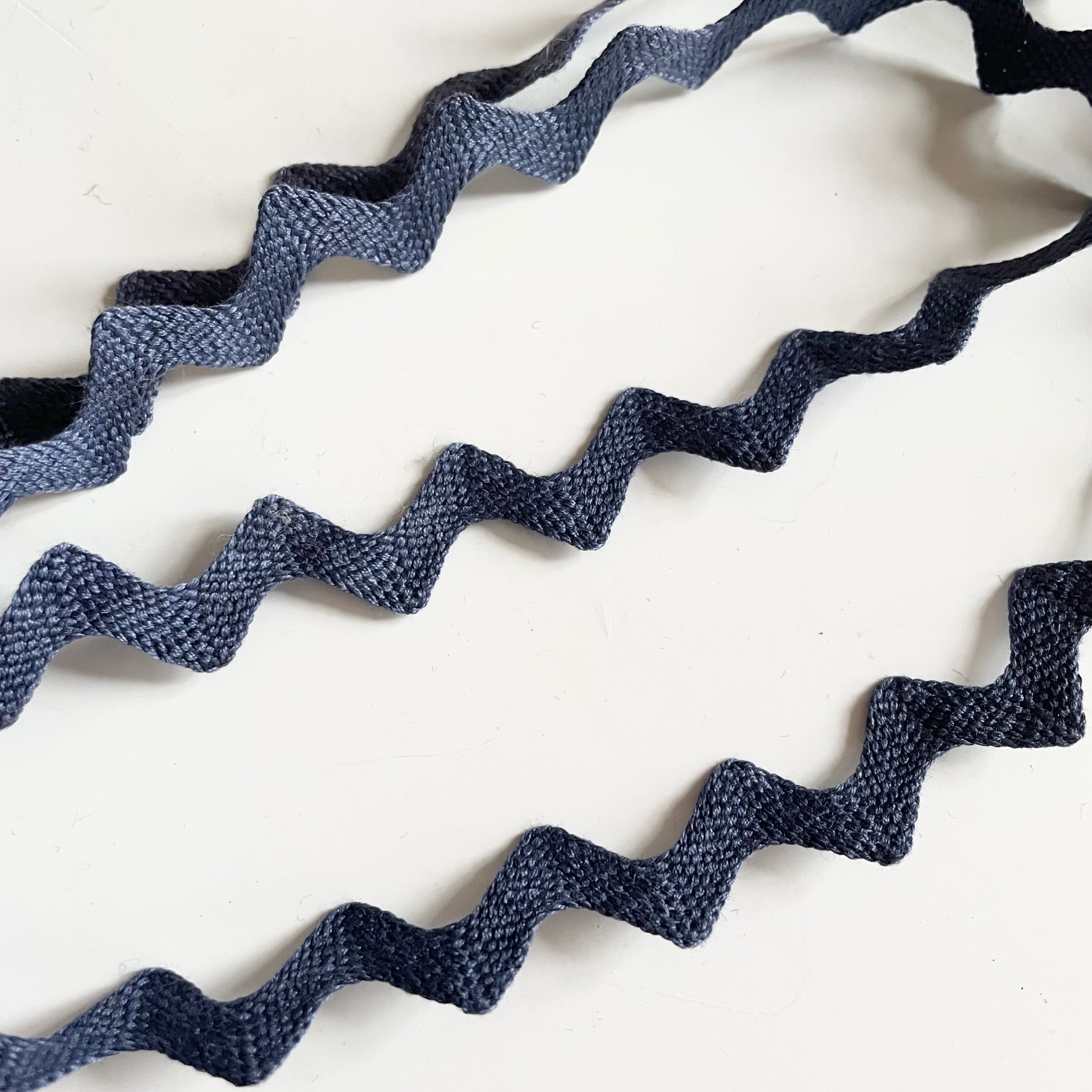 French Cotton Ric Rac - Blue