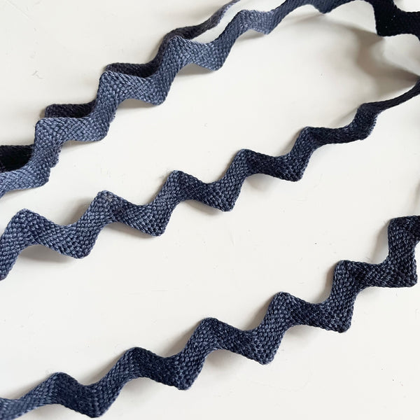 French Cotton Ric Rac - Blue