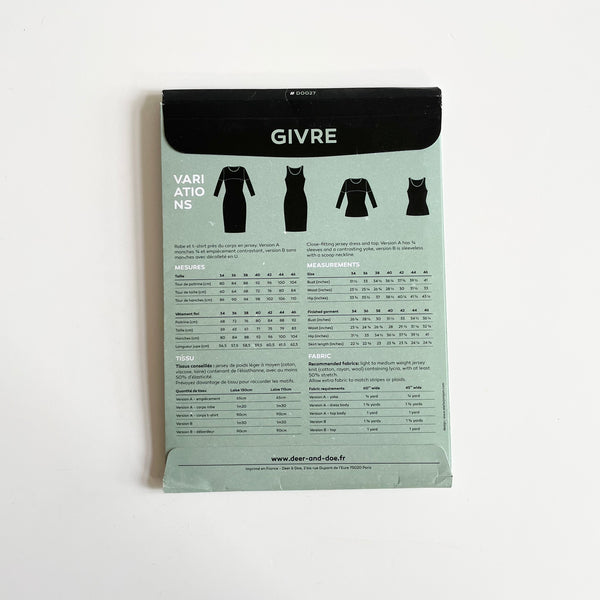 Deer & Doe Patterns : Givre Dress