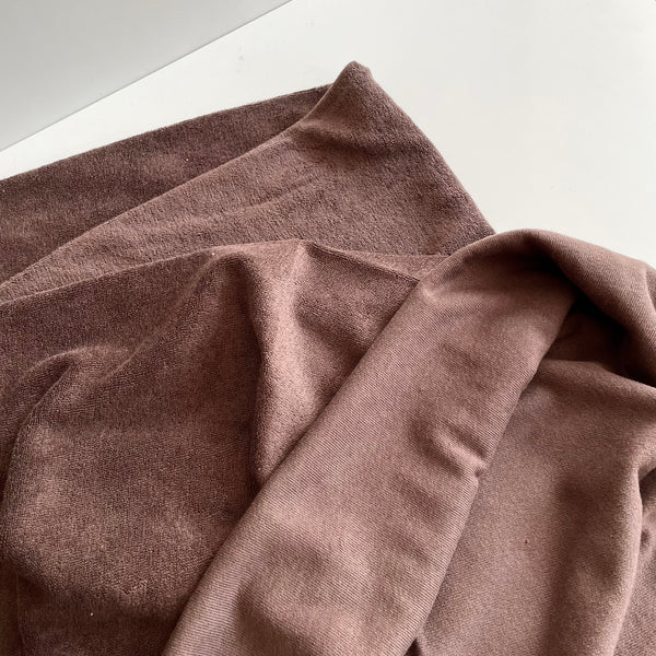 Organic Cotton Knitted Terry Cloth - Chestnut