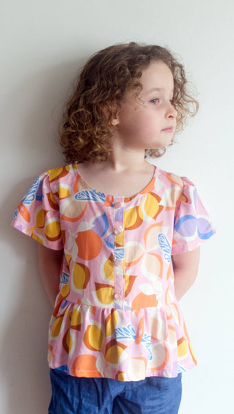 fionna hanna peplum shirt sewing pattern