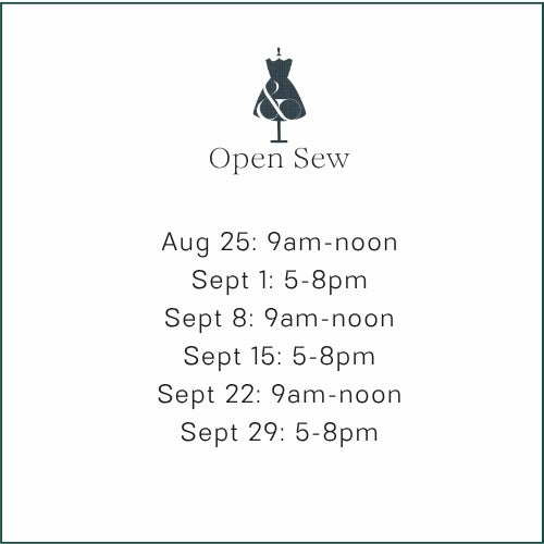 Open Sew Tuesdays