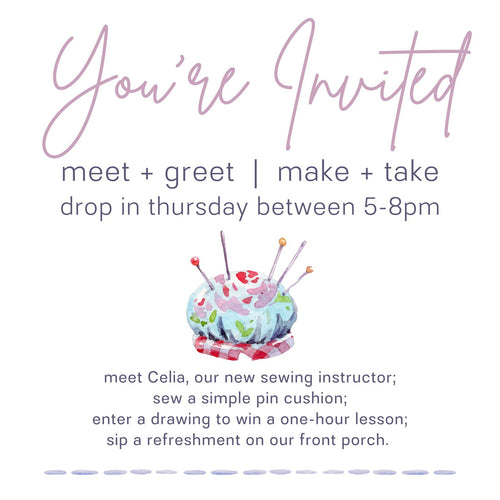 July 27:  meet + greet  |  make + take