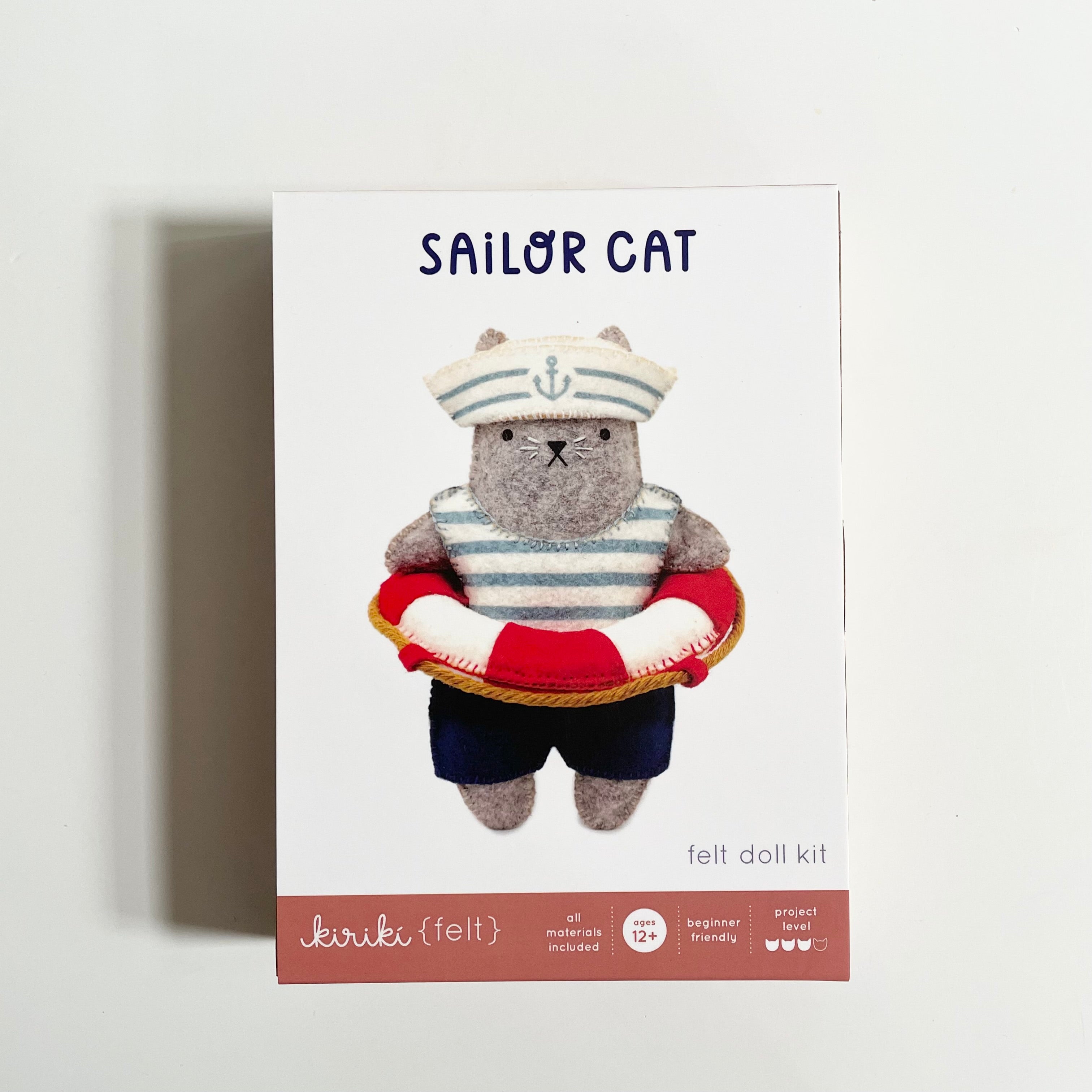 Kiriki Felt Doll Kit - Sailor Cat