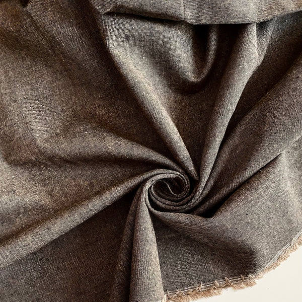 Robert Kaufman : Essex Linen / Cotton - Espresso