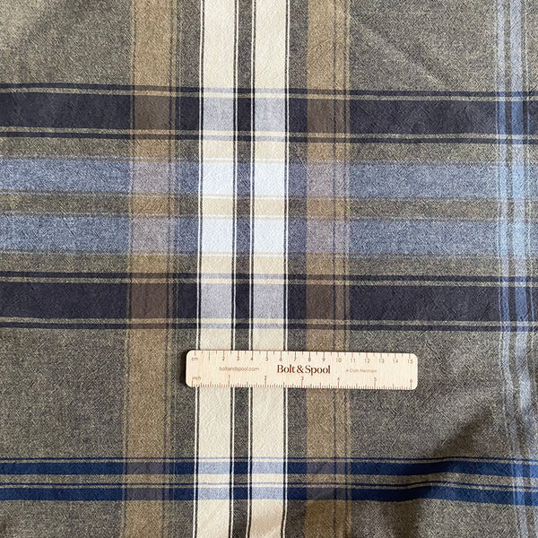 yarn dyed cotton plaid fabric