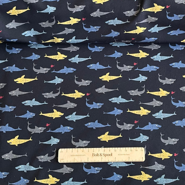 Organic Cotton Jersey - Sharks