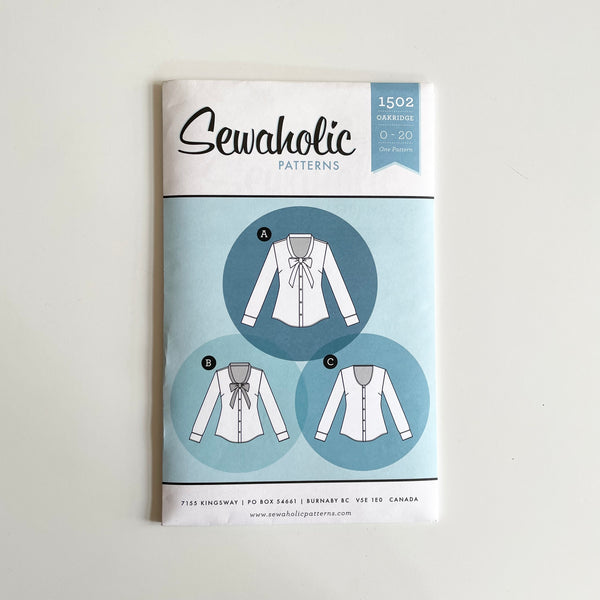 Sewaholic Patterns : Oakridge Blouse
