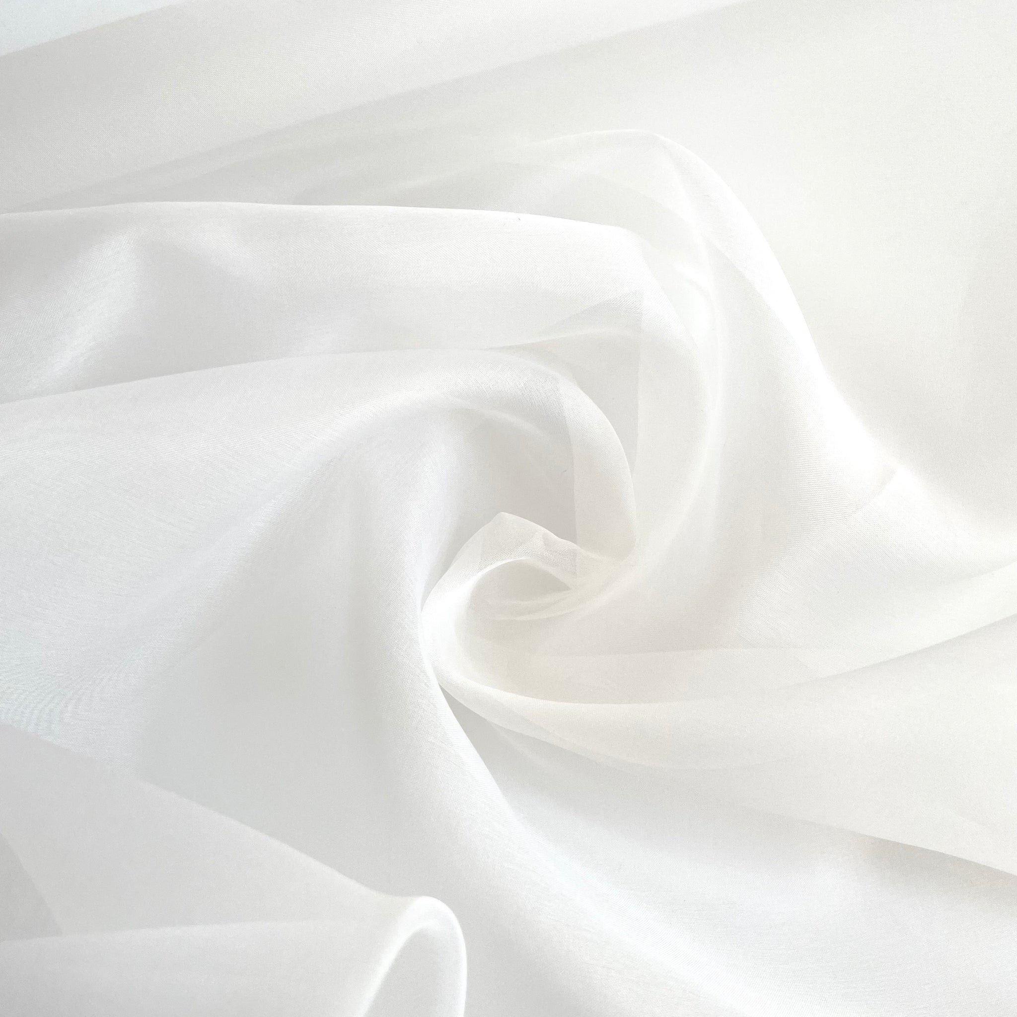 Silk Organza - White