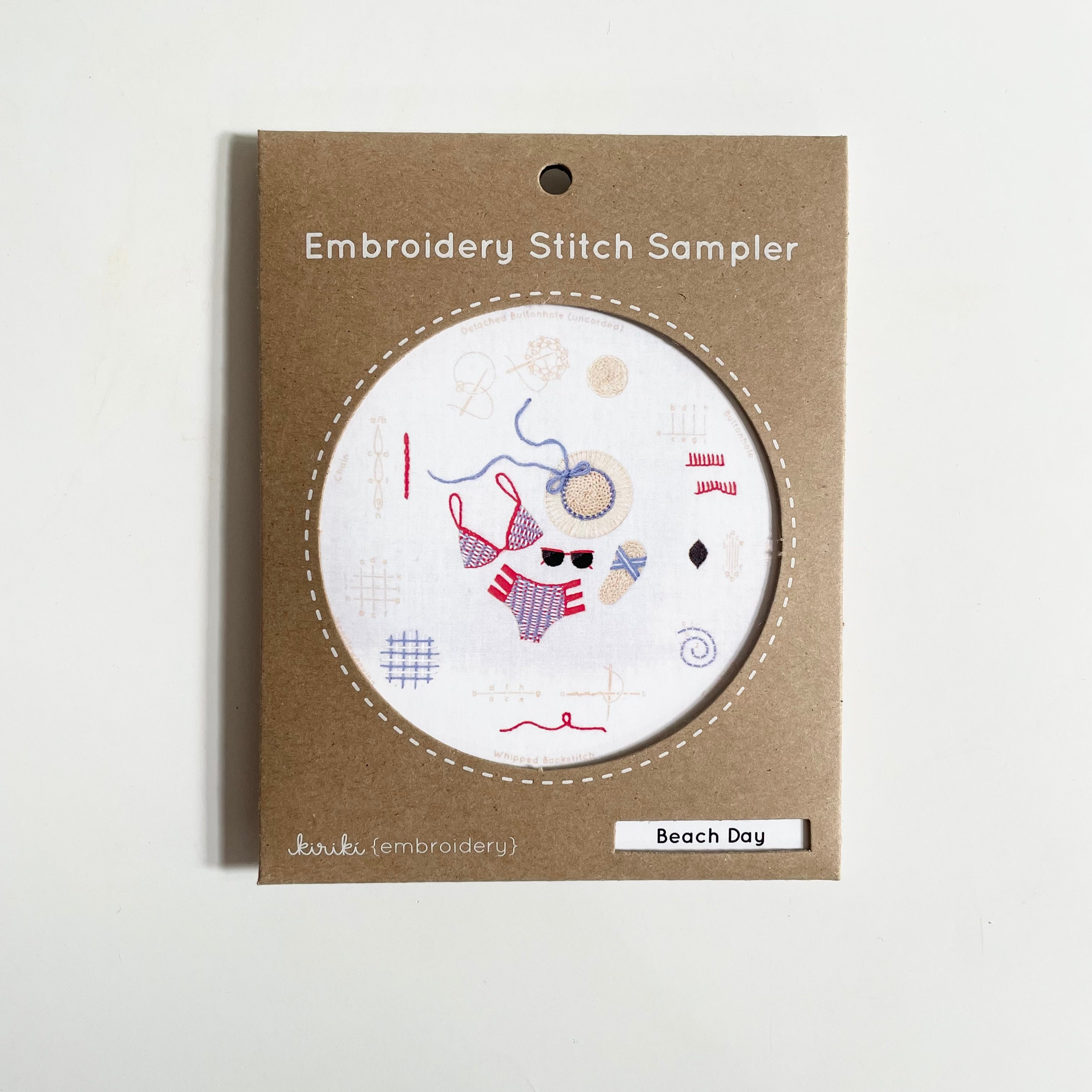 Kiriki Press Embroidery Stitch Sampler - Beach Day
