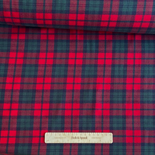 Rodeo Plaid Flannel : Red / Green
