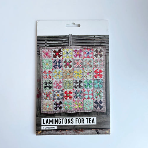 Louise Papas : Lamingtons for Tea Quilt Sewing Pattern with Templates