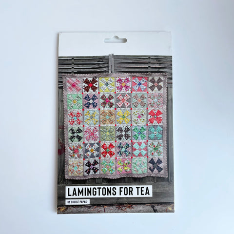 Louise Papas : Lamingtons for Tea Quilt Sewing Pattern with Templates