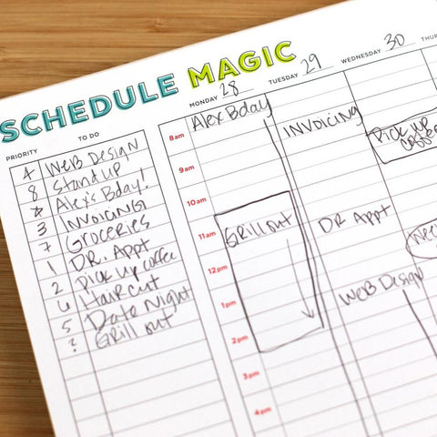 Schedule Magic Notepad : Free Period Press