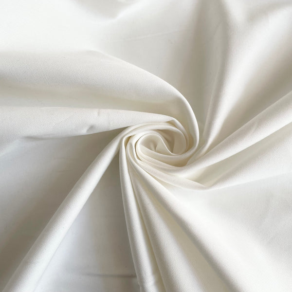 Cotton Gabardine - White