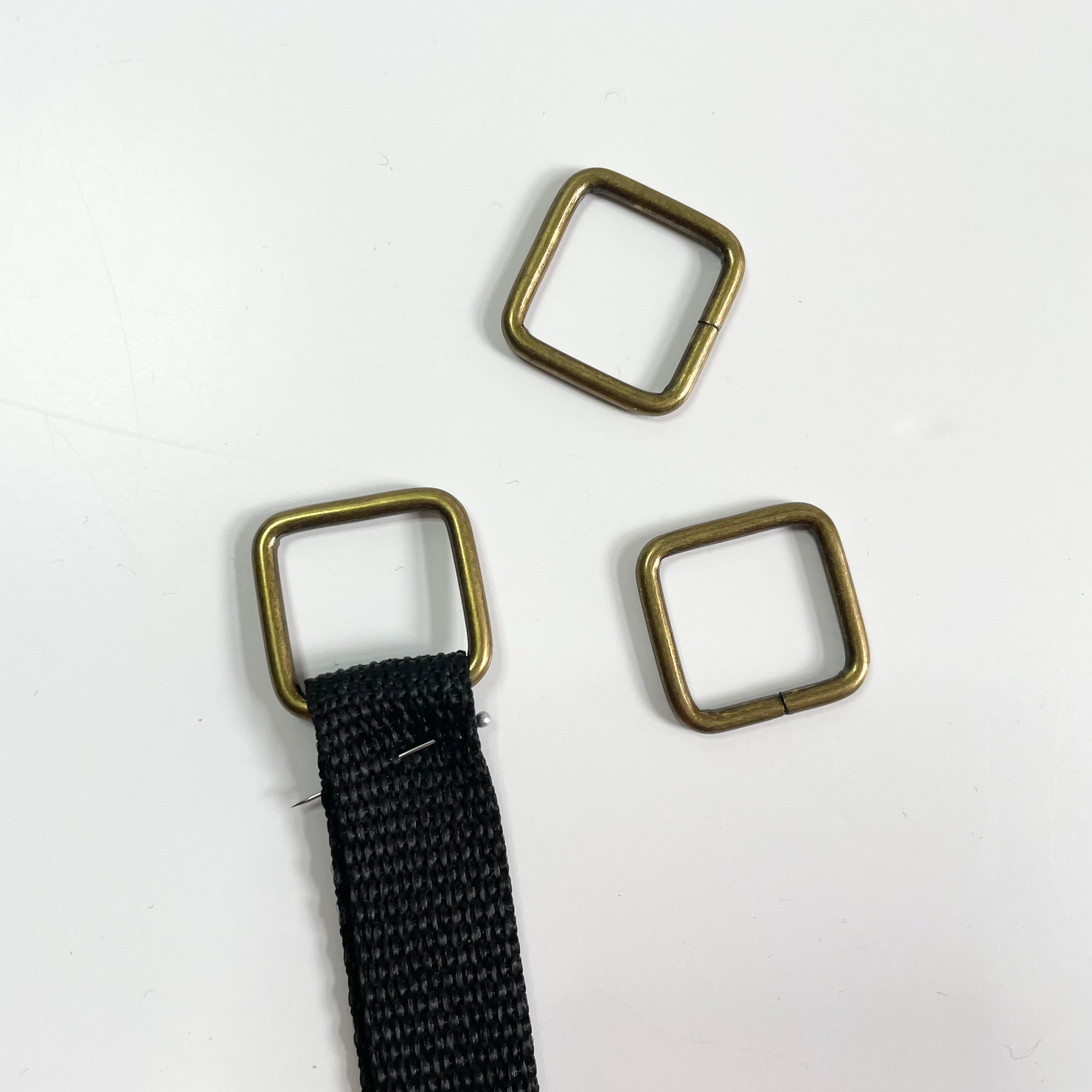 Rectangle Rings - Antique Brass