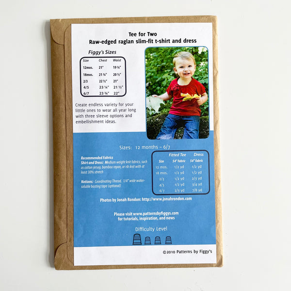 Patterns by Figgy's : Tee for Two