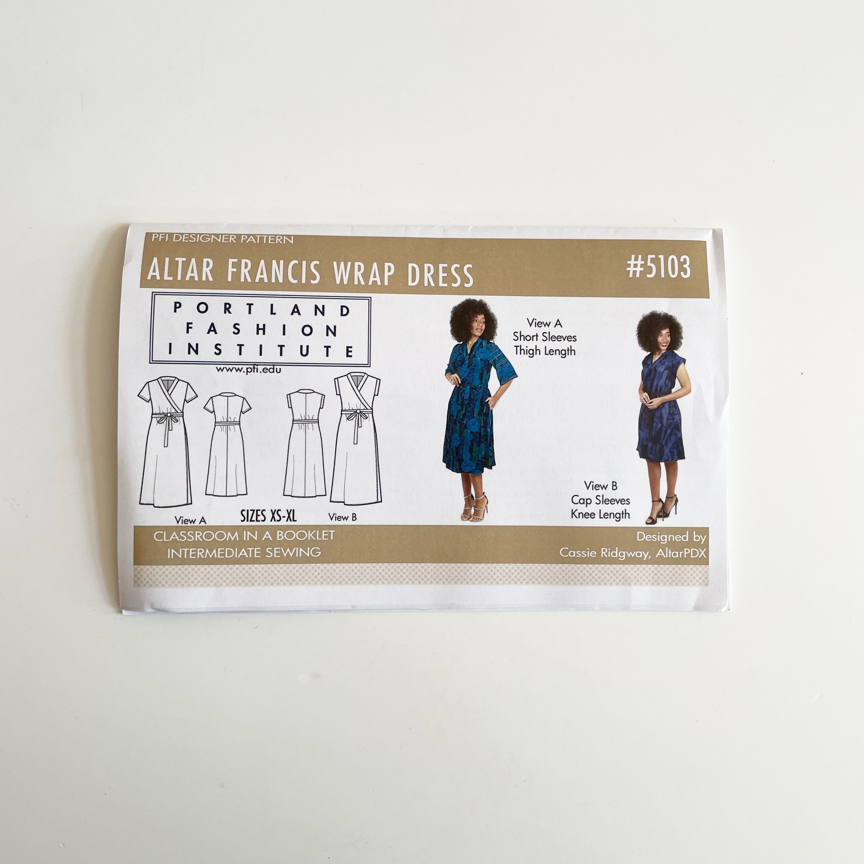 Portland Fashion Institute : Altar Francis Wrap Dress