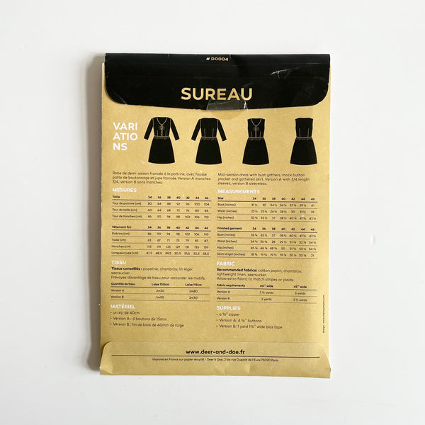 Deer & Doe Patterns : Sureau Dress