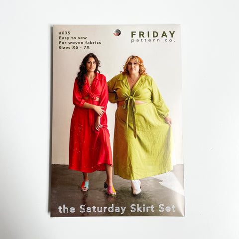 Friday Pattern Company : The Saturday Skirt Set